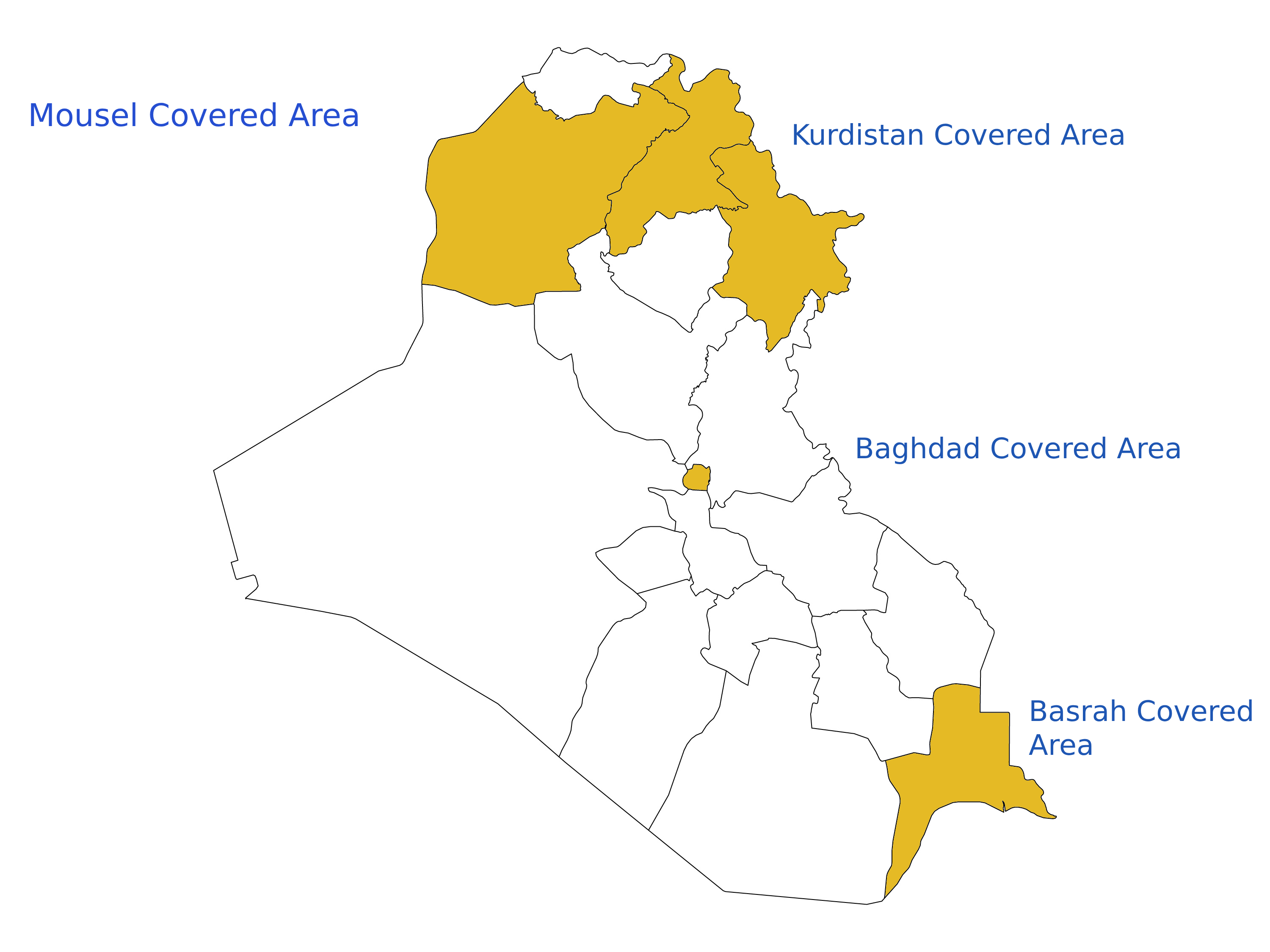 Iraq coverage map